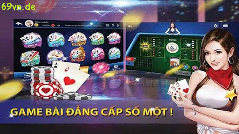 Các loại game bài phổ biến của nhà cái 69vn